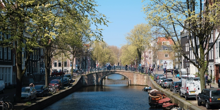 Amsterdam city canal