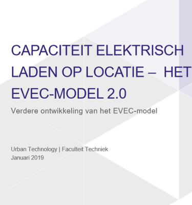 Capaciteit elektrisch laden op locatie - Het EVEC-model 2.0